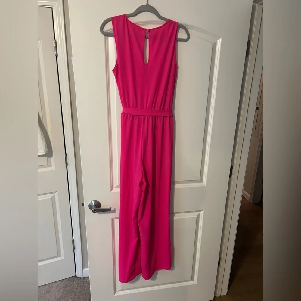 Tacera Vibrant Pink Jumpsuit Size Medium - Picture 6 of 6
